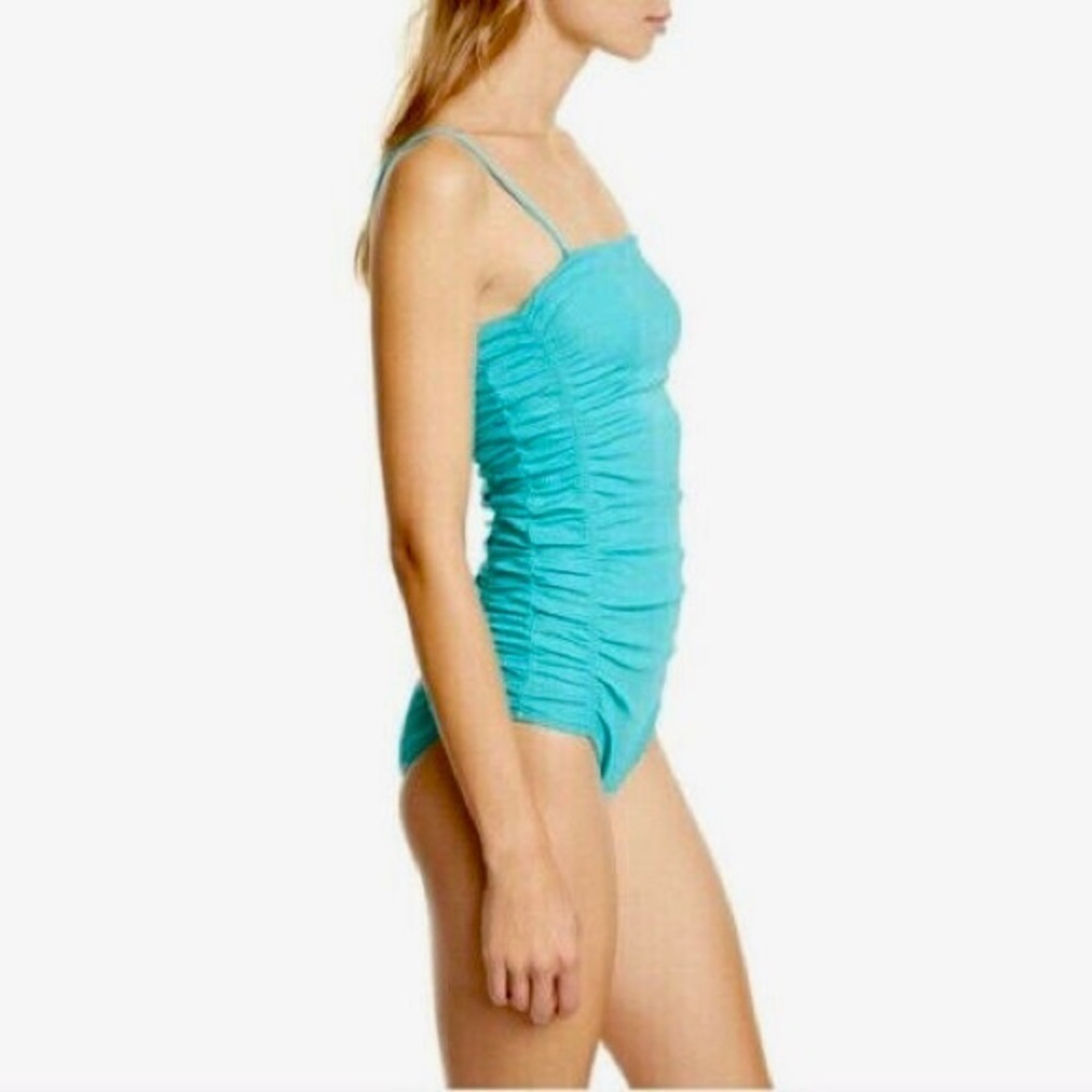 Free People On Your Side Bodysuit Size Small Corsica Coast Blue - Picture 11 of 11